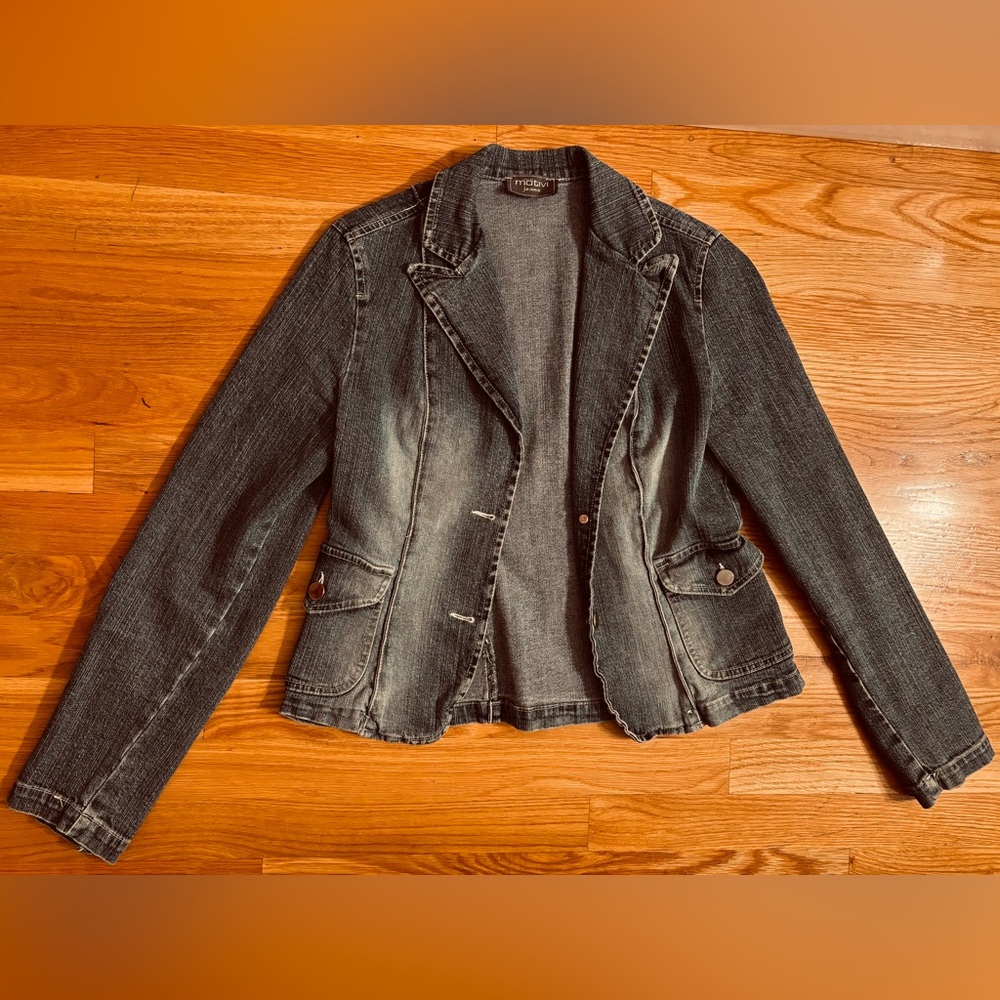 Vintage 1998 Motivi Jean Jacket from 1998 Size 8 or U.S. Small